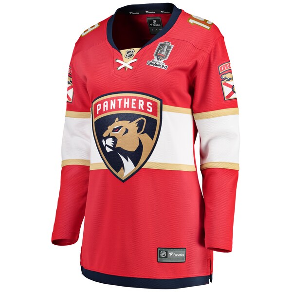 Matthew Tkachuk Florida Panthers  Women's Home 2024 Stanley Cup Champions Breakaway Player Jersey – Red