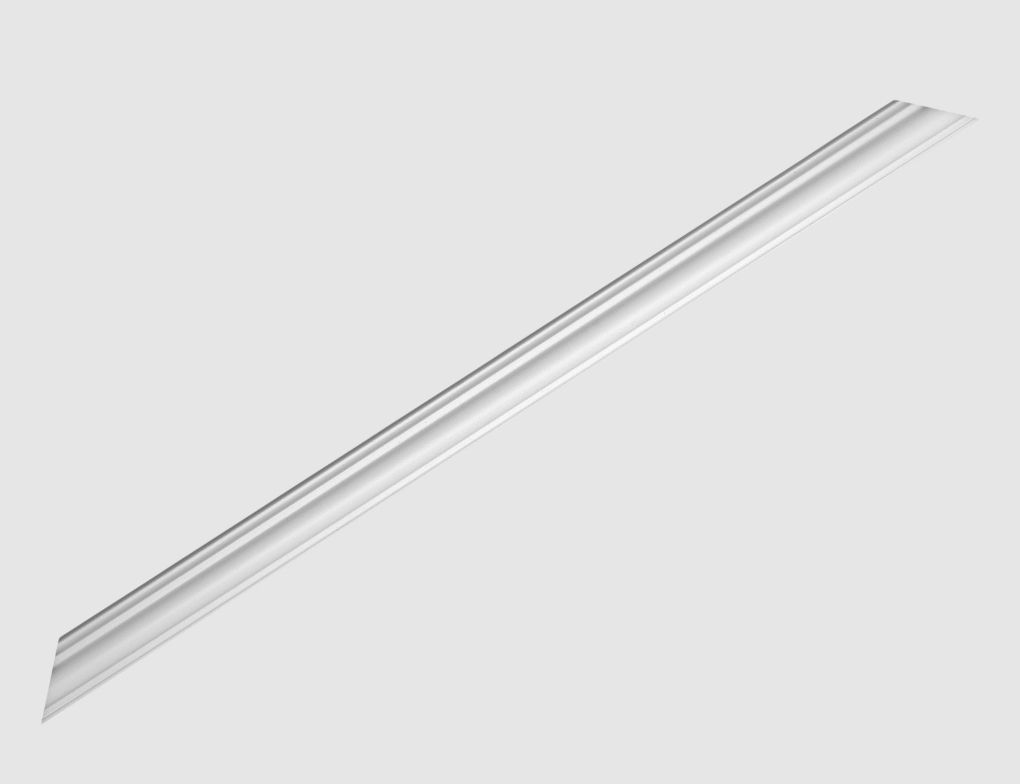 Styropor-Wandleiste 25mm Weiß, 35cm, zugeschnitten