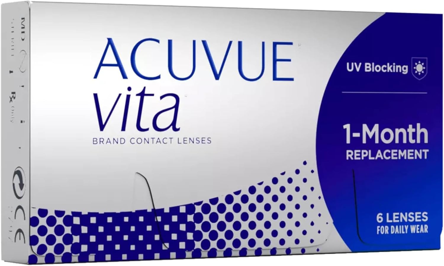 Acuvue Vita Monthly Contact Lenses, Pack of 6, DIA 14