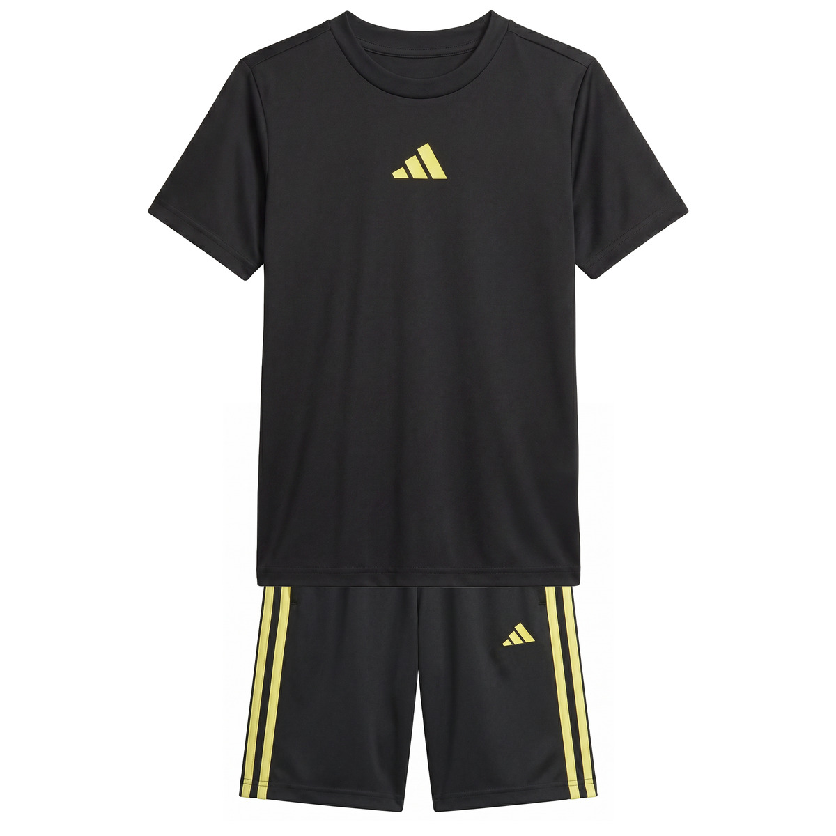 adidas - Train Essentials 3-Stripes Tee Set Kids - Black