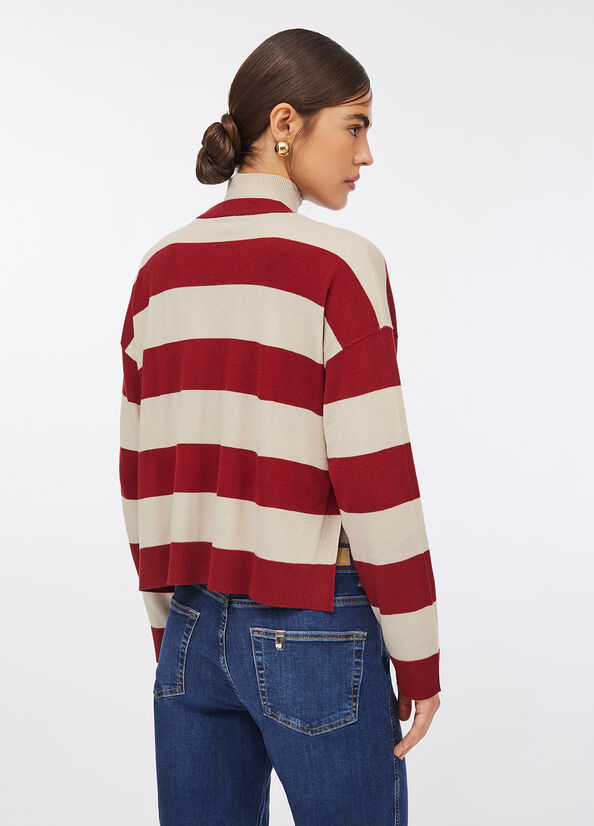 Cardigan a righe