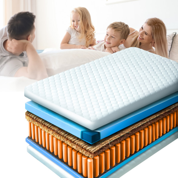 MateracSprężynowy 140x200H3/H4 HAVANA NIE ODKSZTAŁCA SIĘ
