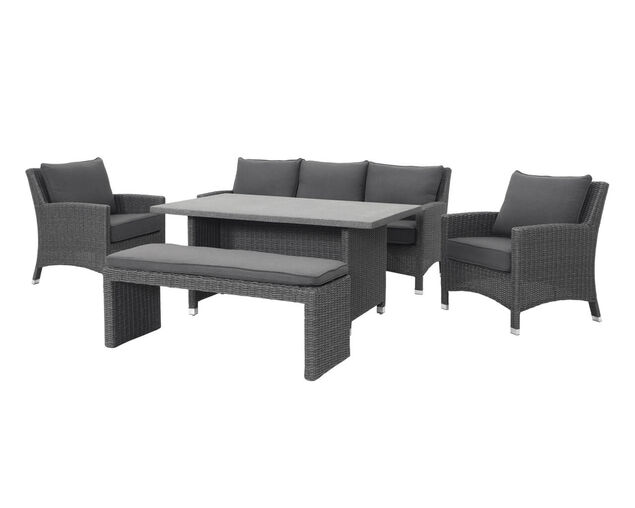 Avalon 5 Piece Low Dining Setting