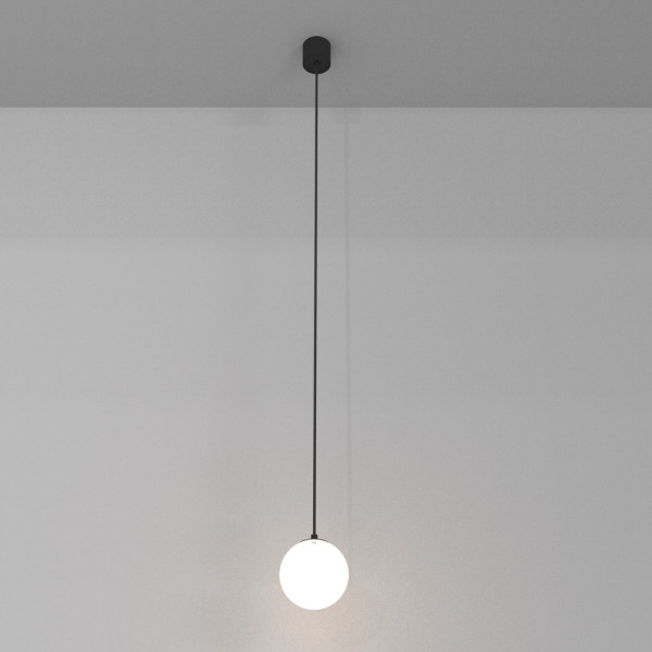 Lampa wisząca LUNA czarno-biała LED 1x5W Neutralna biel 330lm Maytoni