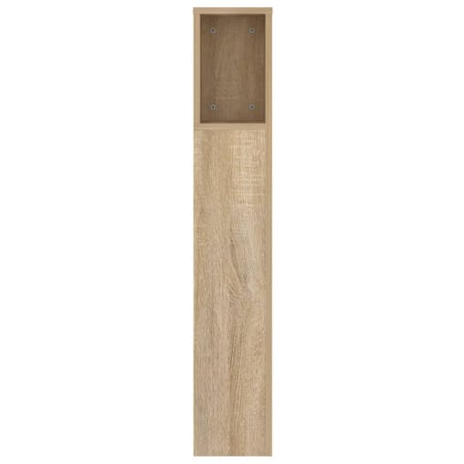 NNEVL Headboard Cabinet Sonoma Oak 140x18.5x104.5 cm