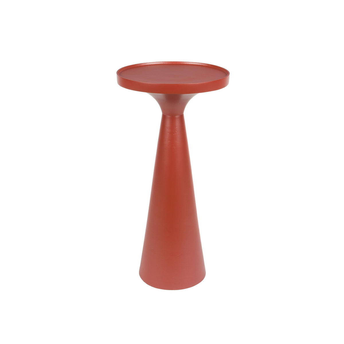 Zuiver Floss Bijzettafel Rond 28 cm Marsala Rood