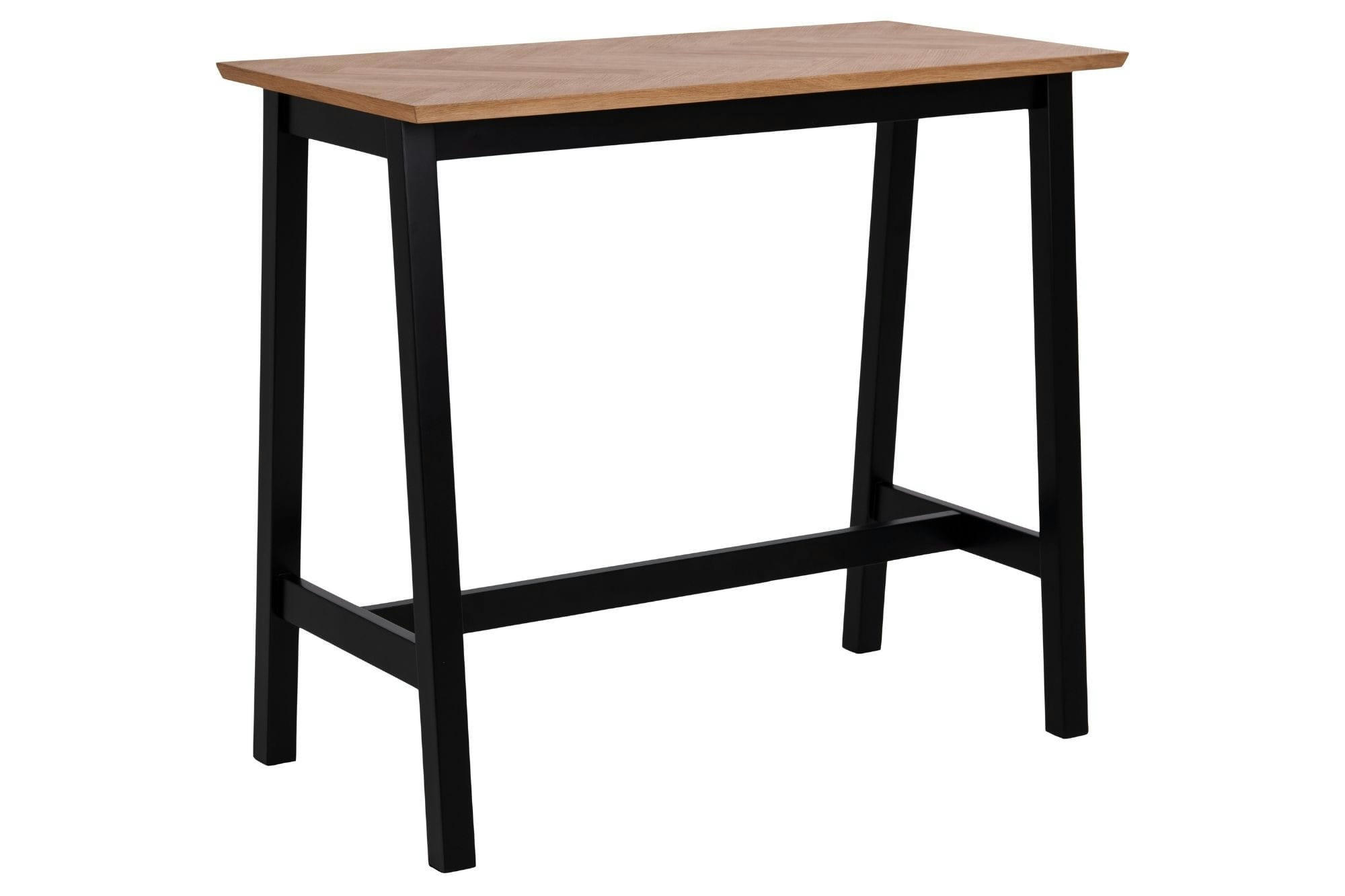 STELLA - Table haute rectangulaire en bois L120