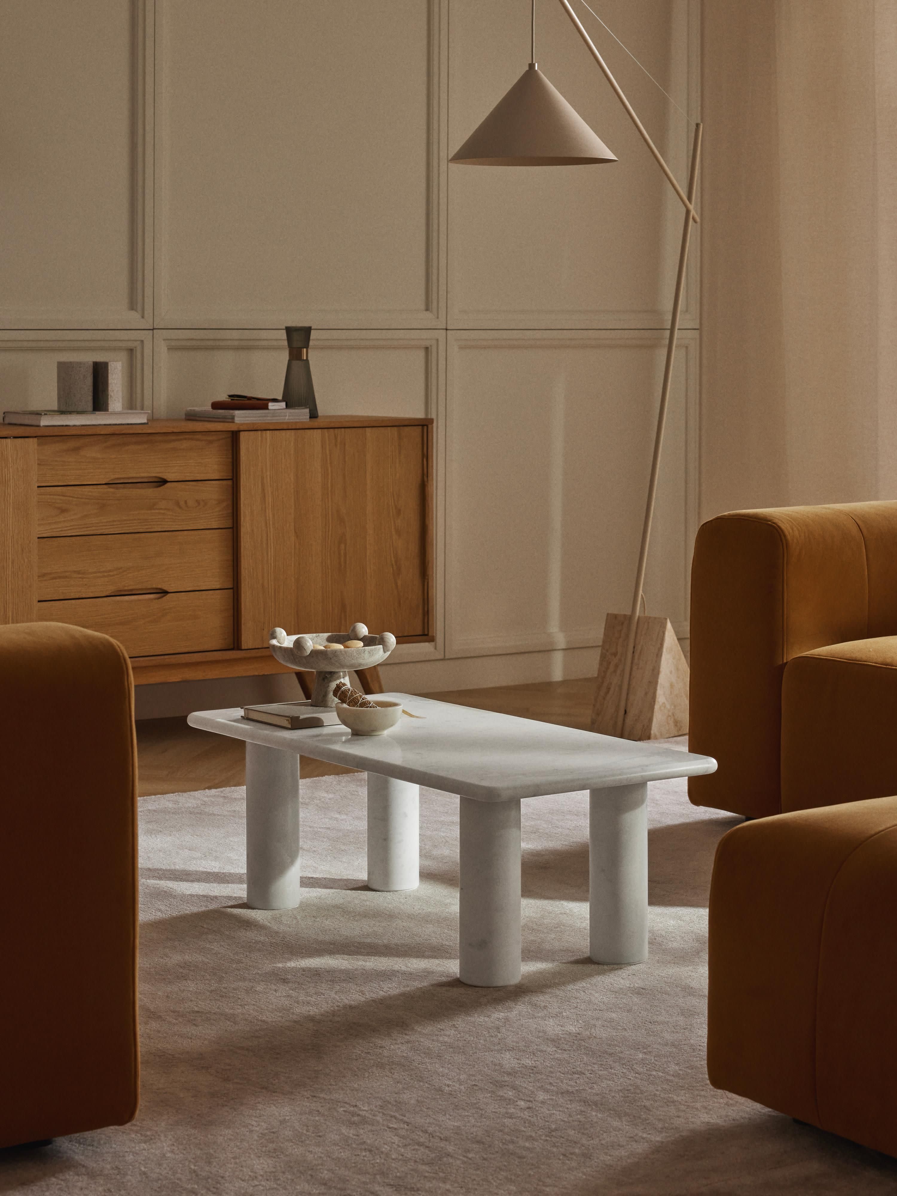 Marmor-Couchtisch Mabel
