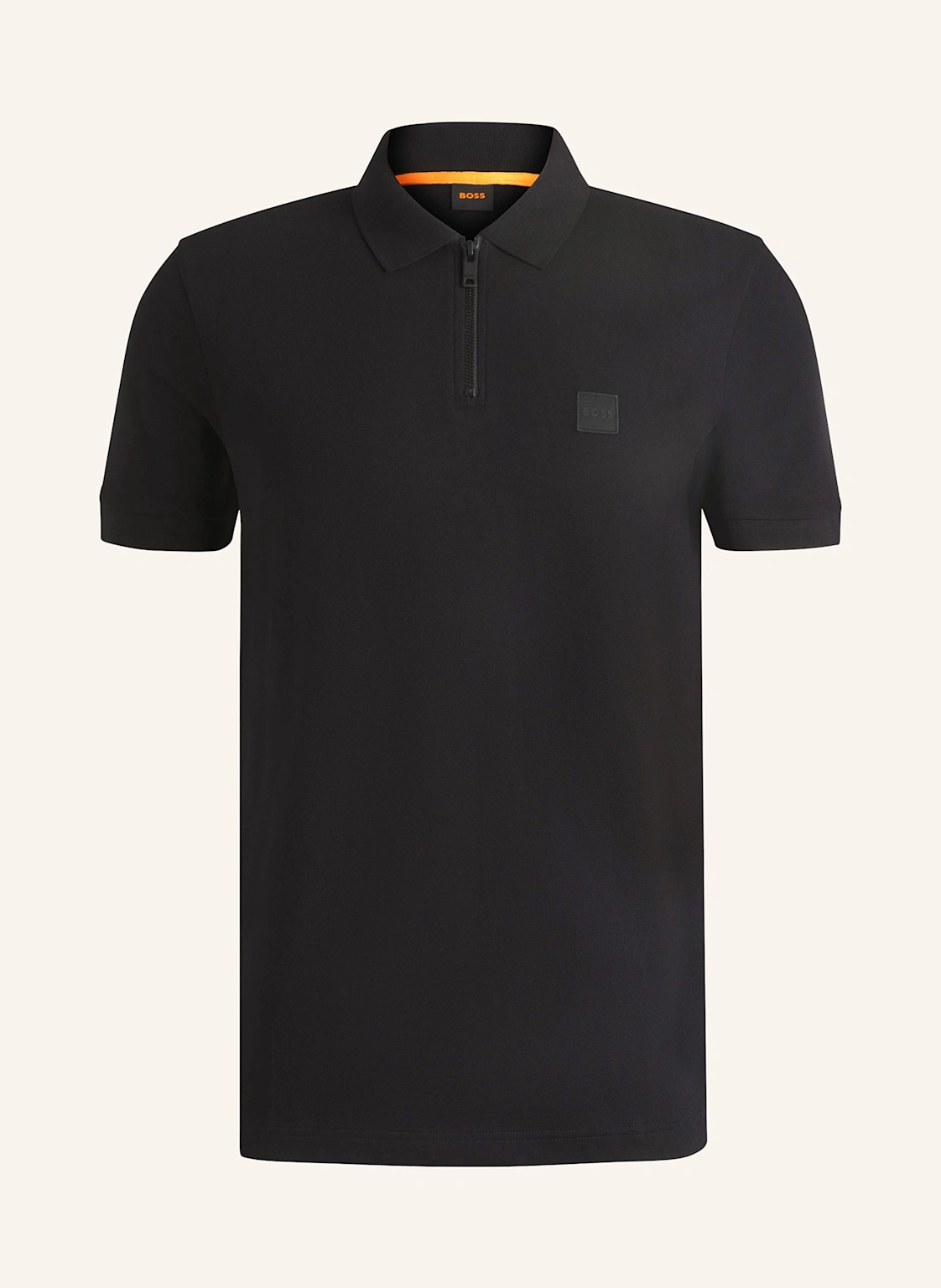 BOSS Piqué-Poloshirt PASSERZIP