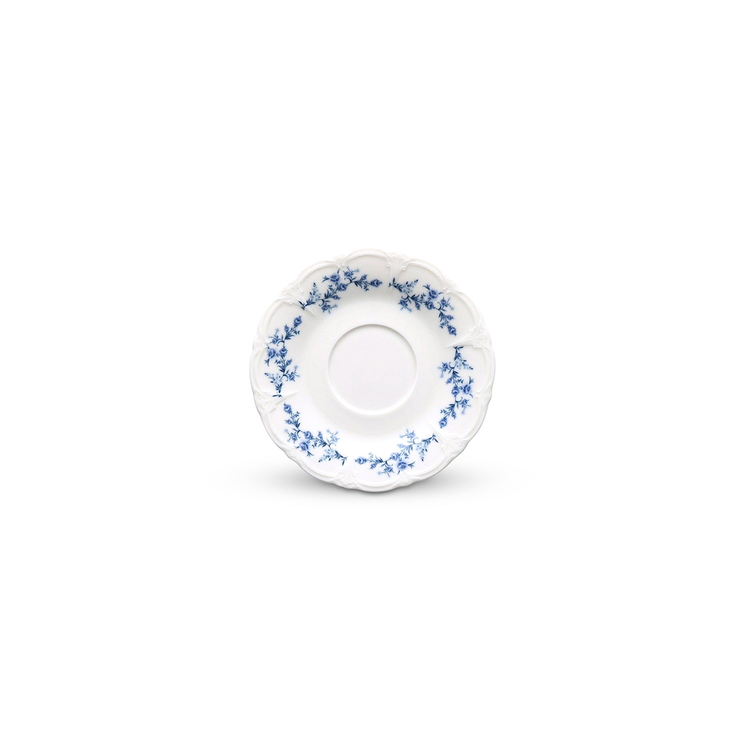 Bonbistro - Schotel 16,5cm blue flower Retro - Set van 6