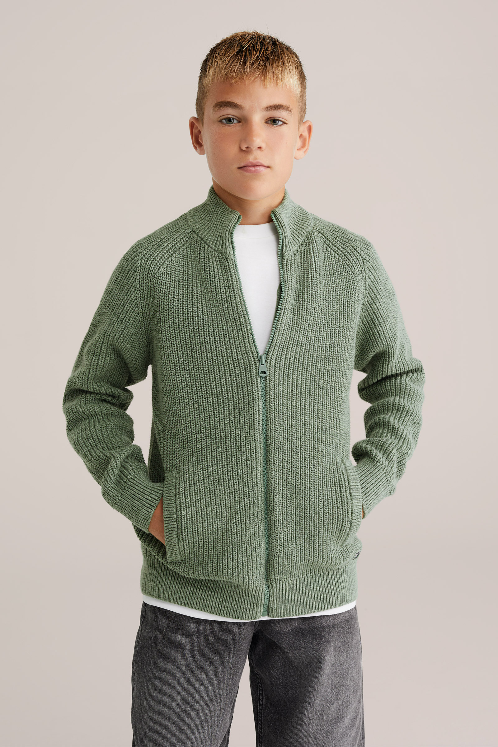 Jongens gebreid vest