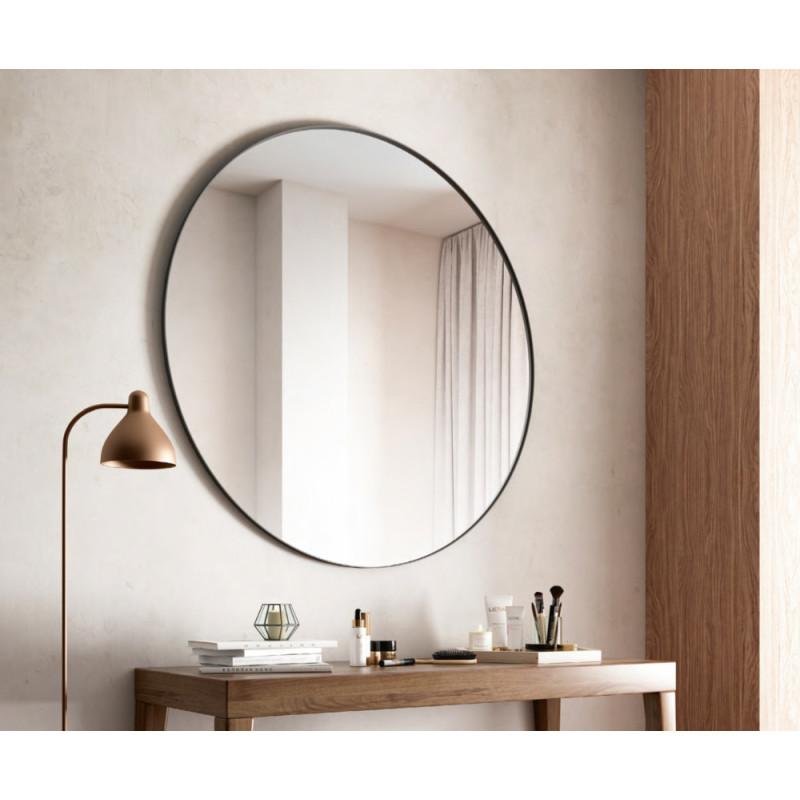 Miroir June noir Ø 80 cm THYS