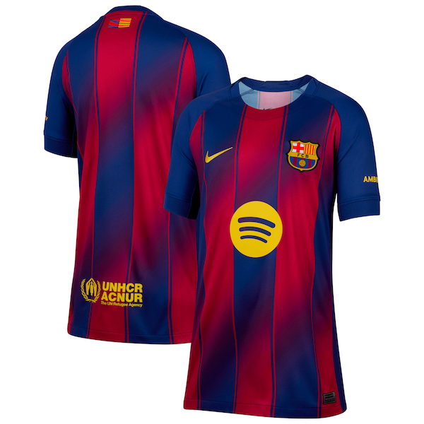 Barcelona Nike Youth 2025/26 Home Replica Jersey - Blue