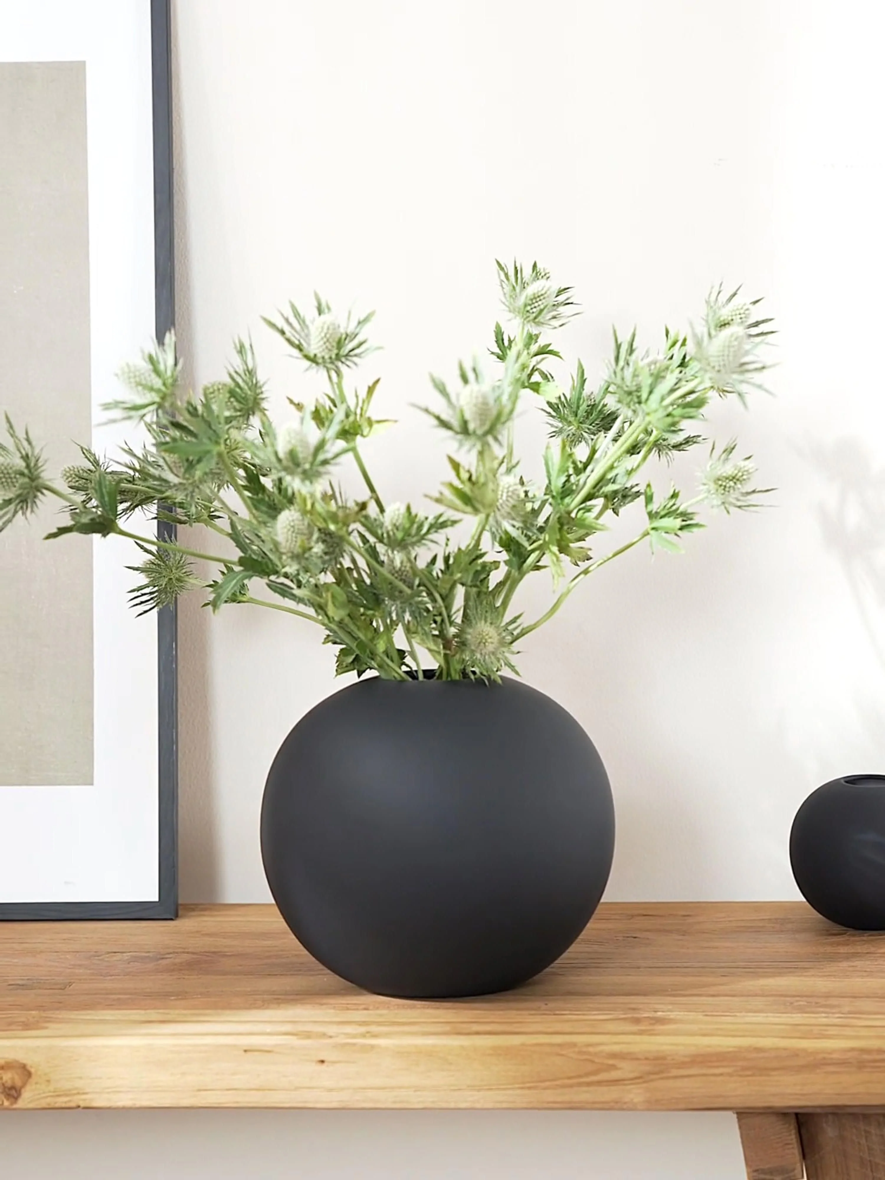 Handgefertigte Kugel-Vase Ball, H 20 cm