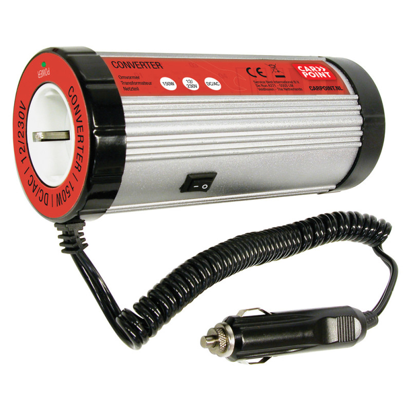 Transformateur DC-AC 12 - 230 V 150 W CARPOINT