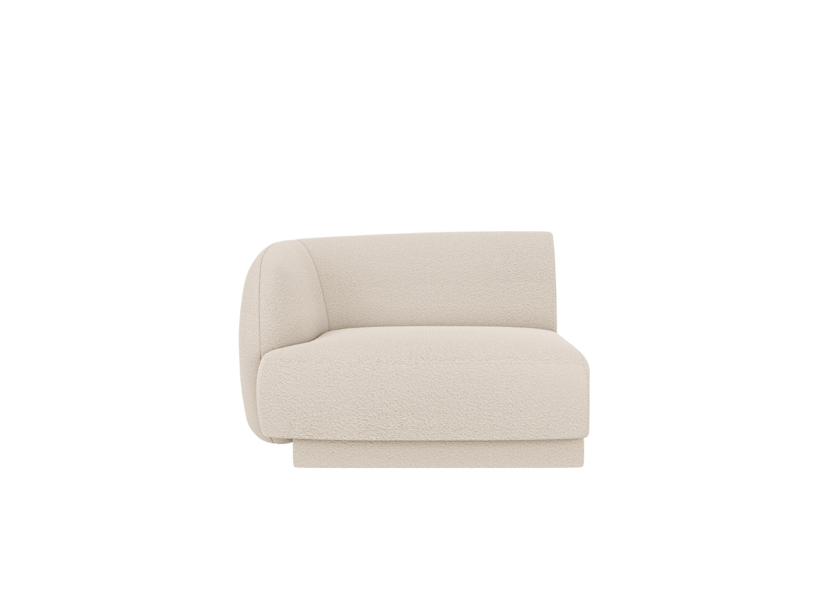 Micadoni linker module Miley boucle beige - 90x90x70cm