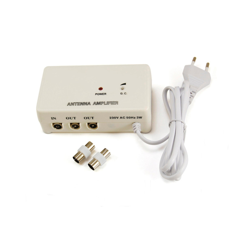 Amplificateur d'antenne 2 sorties 20 dB PROFILE