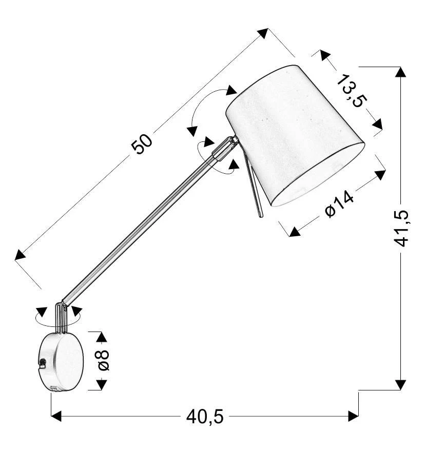Wandlamp Lény
