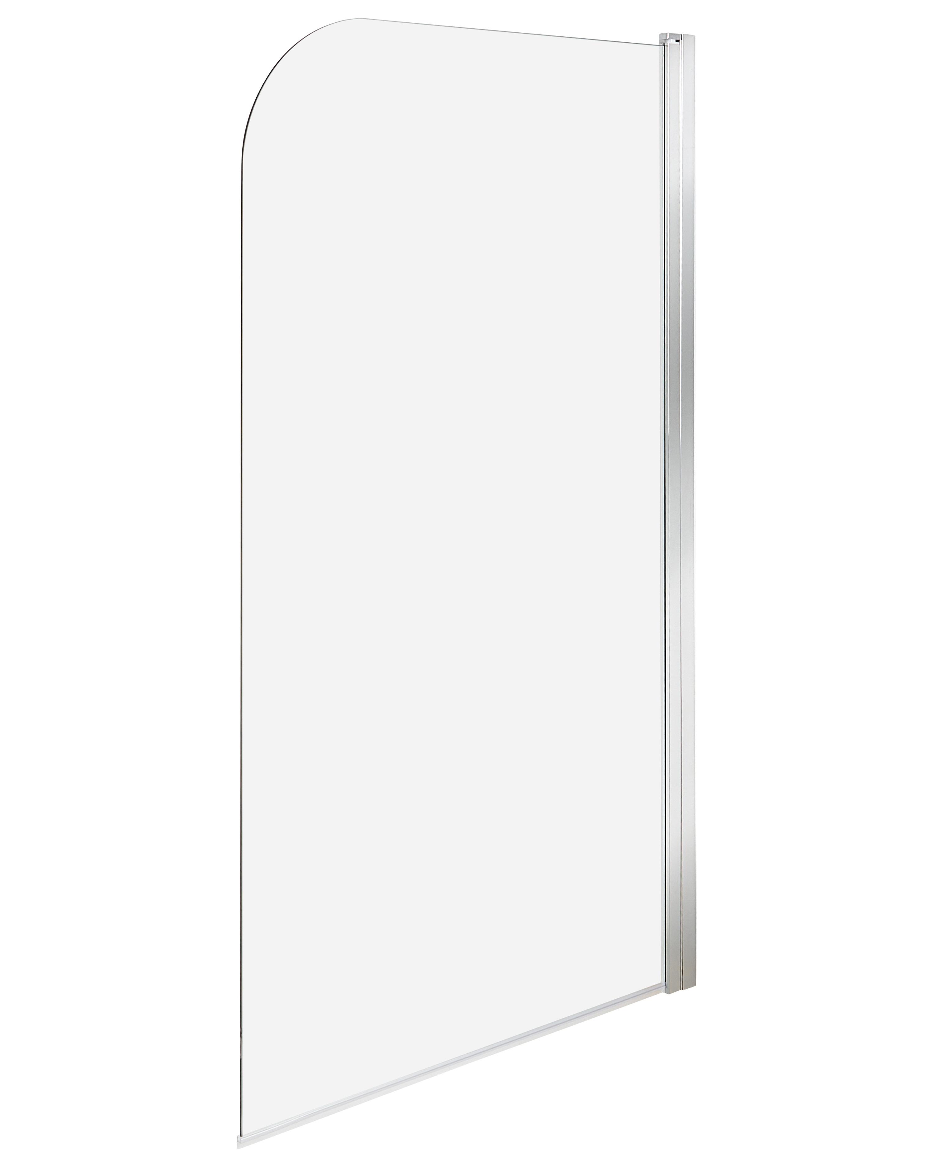 Shower Bath Screen LAPAN 1400 x 700 mm Silver