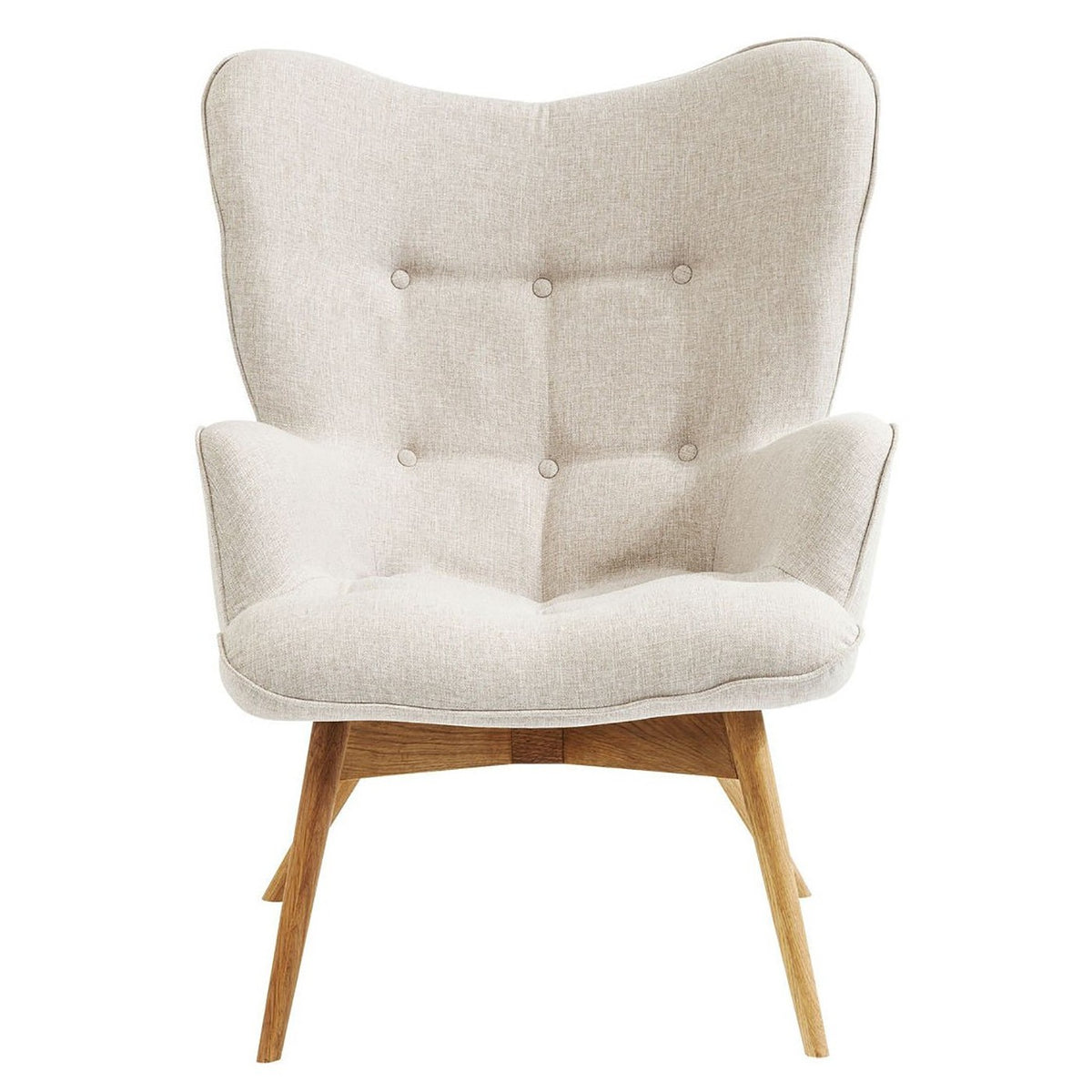 Kare Design Fauteuil Vicky creme