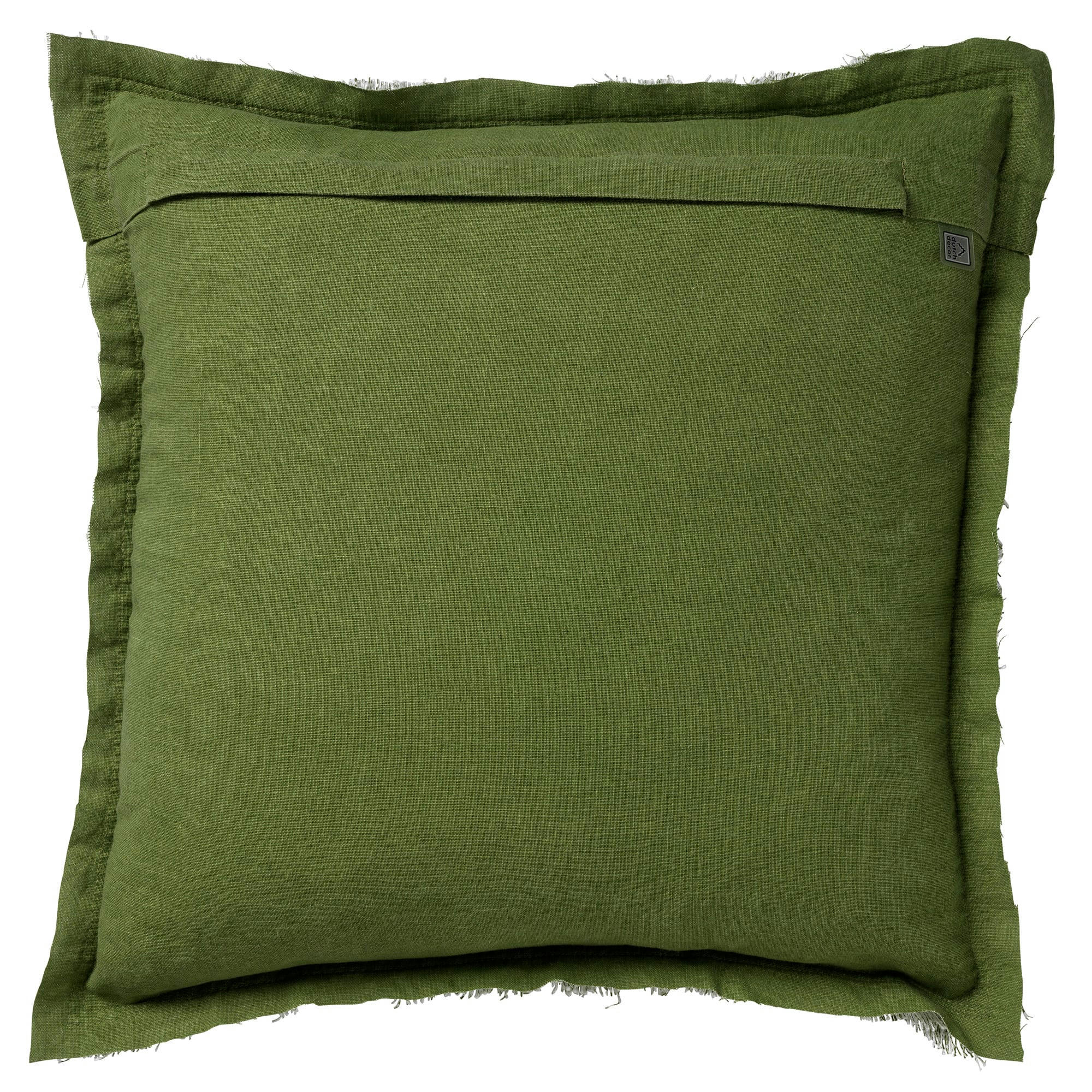 - Housse de coussin vert en coton-45x45 cm uni