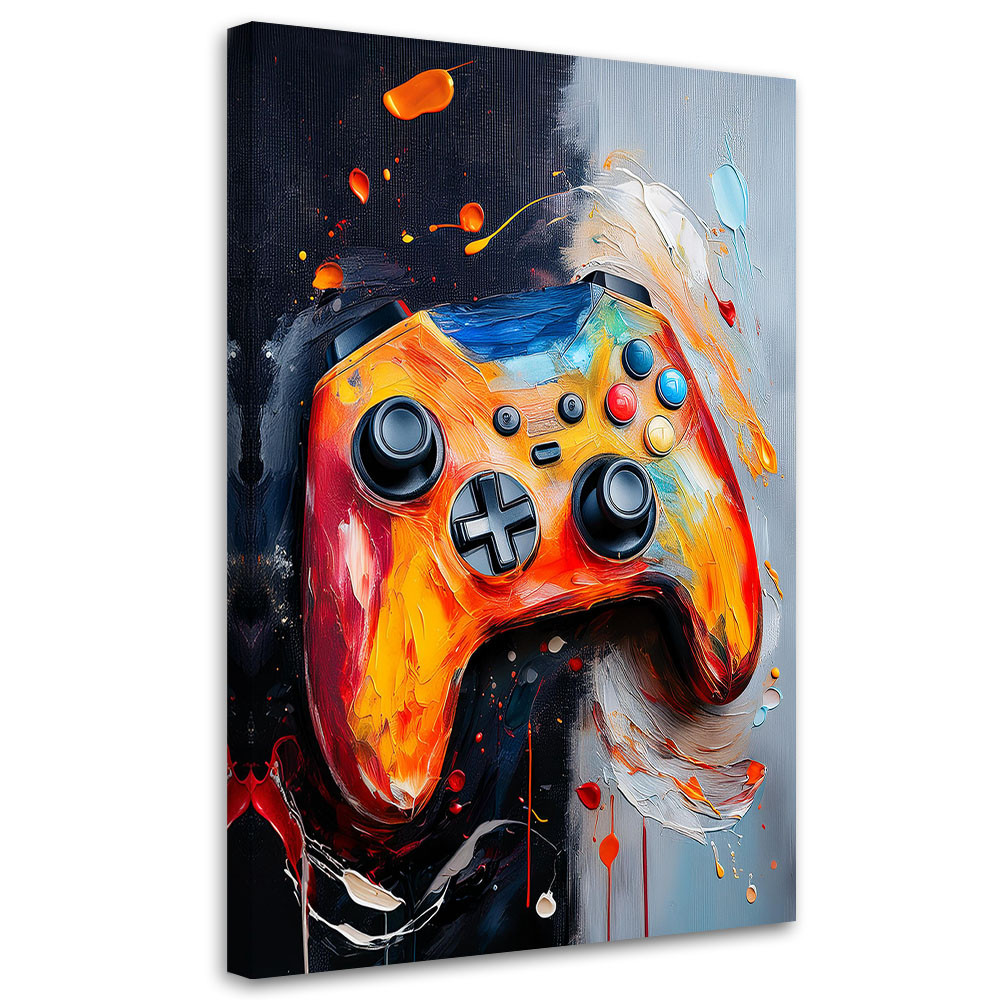 Feeby Obraz na płótnie, Gaming Kontroler Konsola 40x60