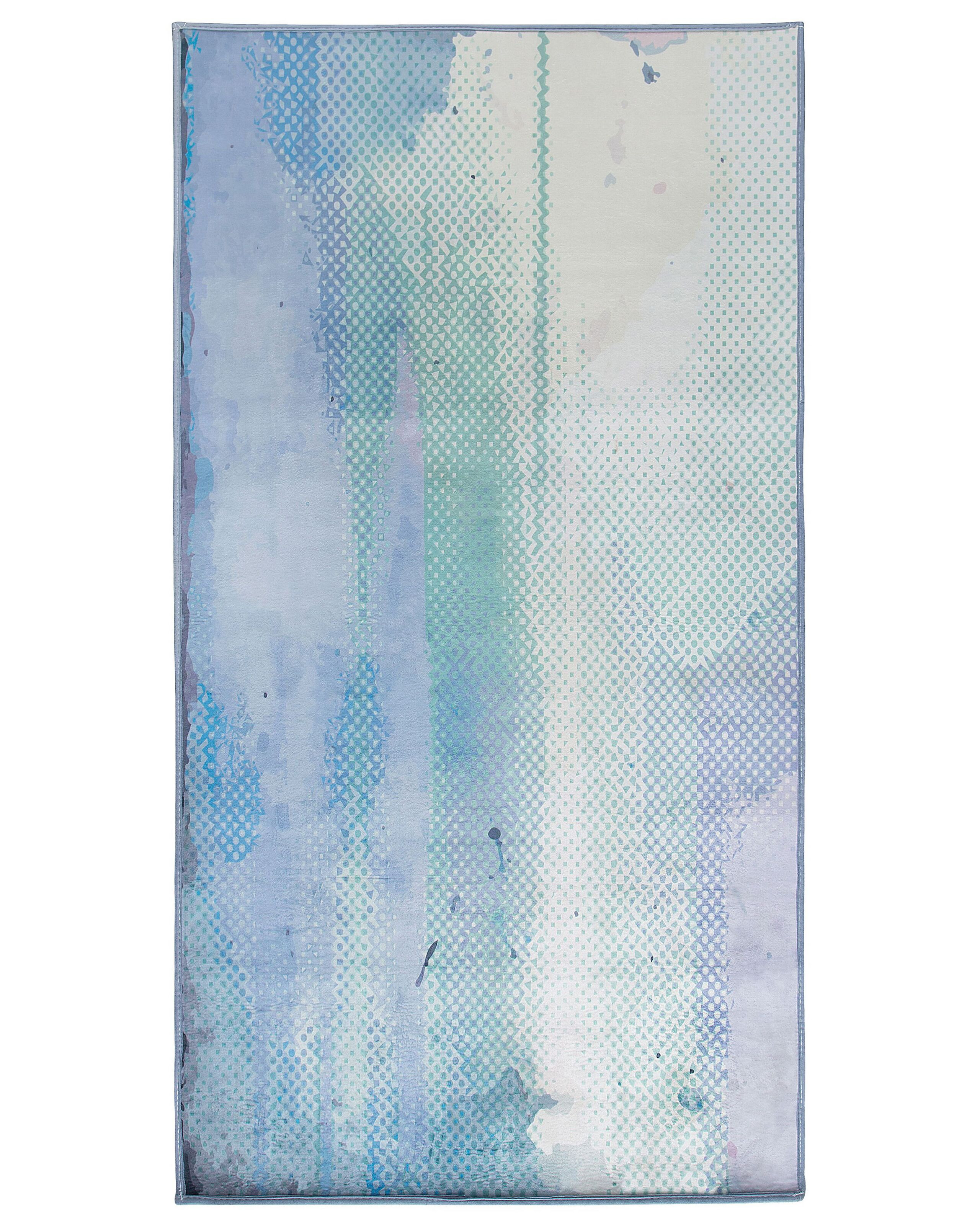 Dywan wzór abstrakcyjny 80x150 cm kolorowy