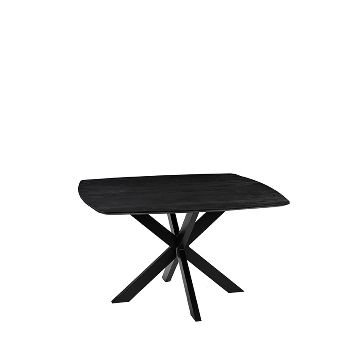 LABEL51 Eettafel Blake - Zwart Mangohout - 140x140x76cm