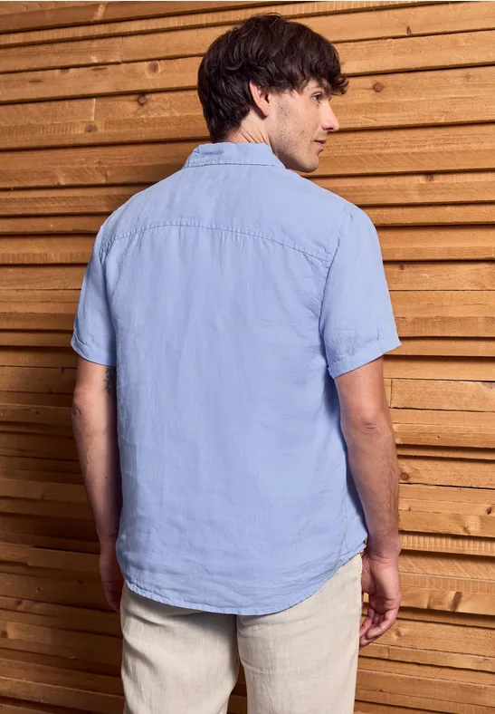 Kurzarmhemd aus Leinen