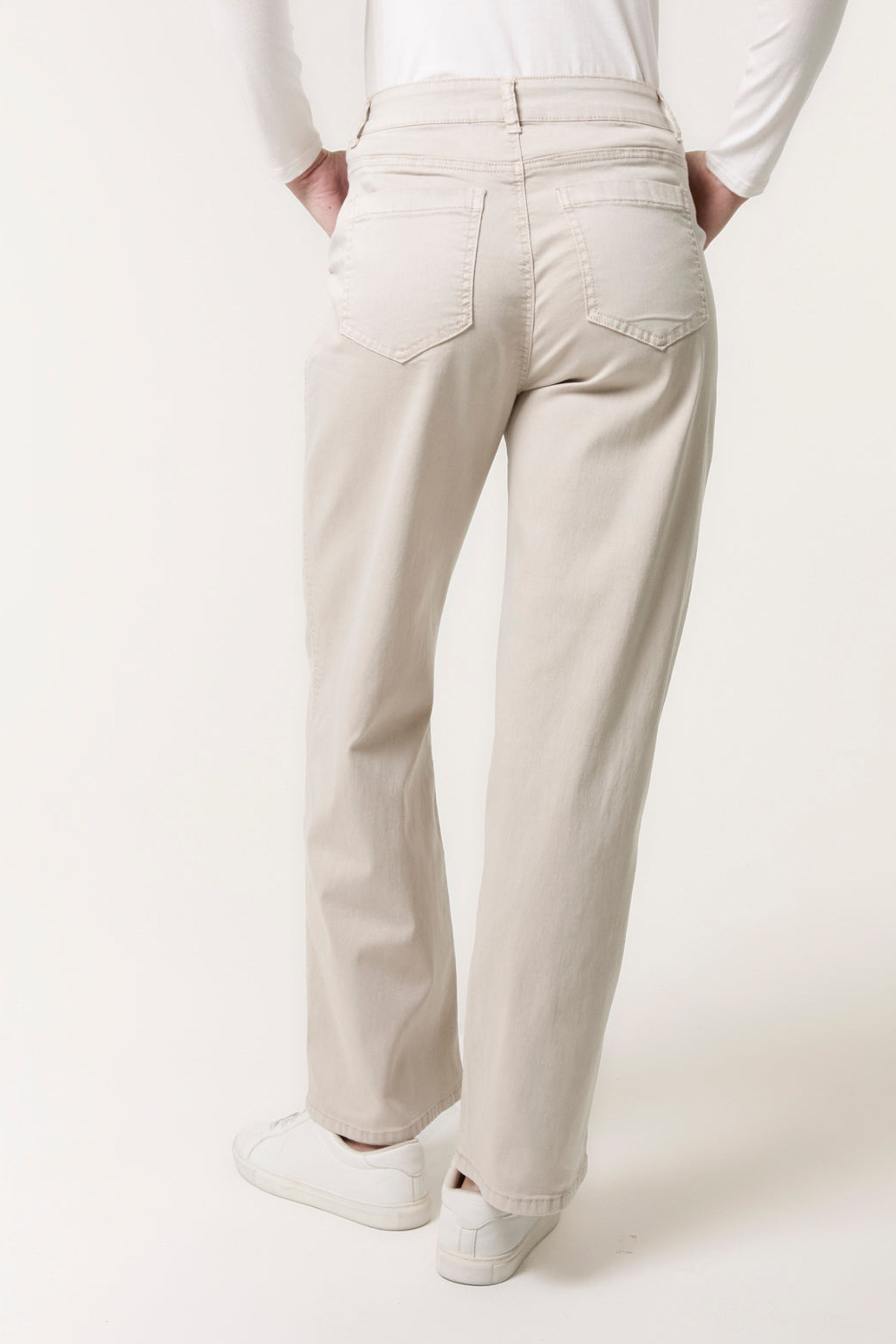 Blue Vanilla Lemon Wide Leg Pocket Trousers