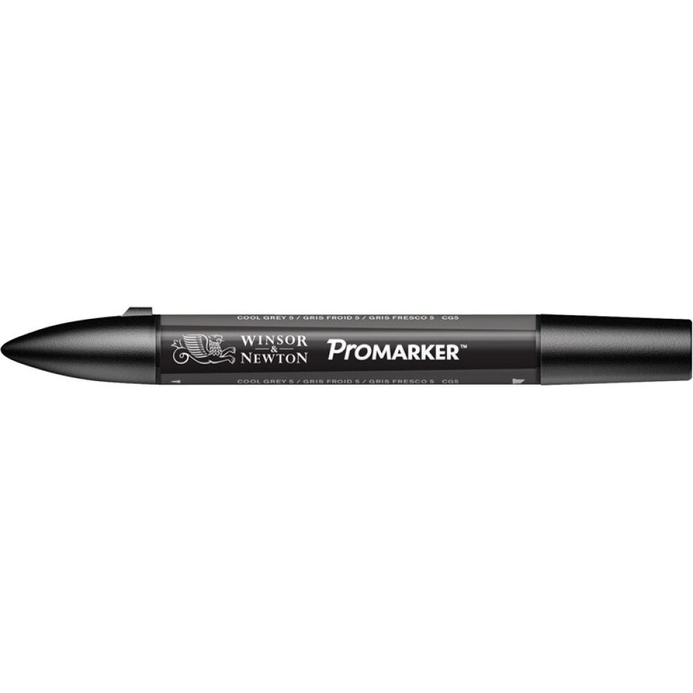 TUSJ PROMARKER WINSOR & NEWTON NR CG5 KJØLIG GRÅ 5