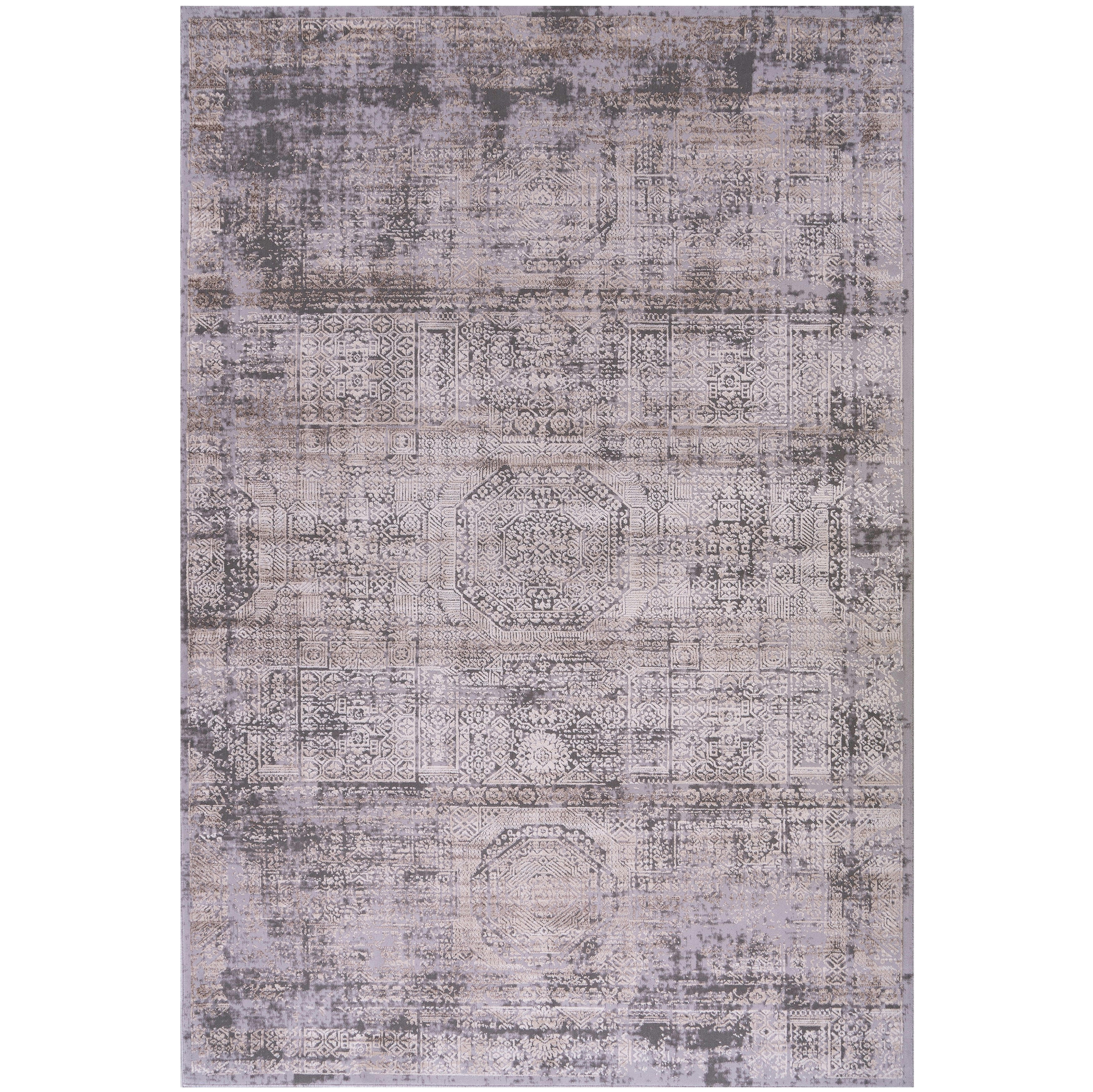 SIGNATURE - Tapis abstrait beige 200x290cm