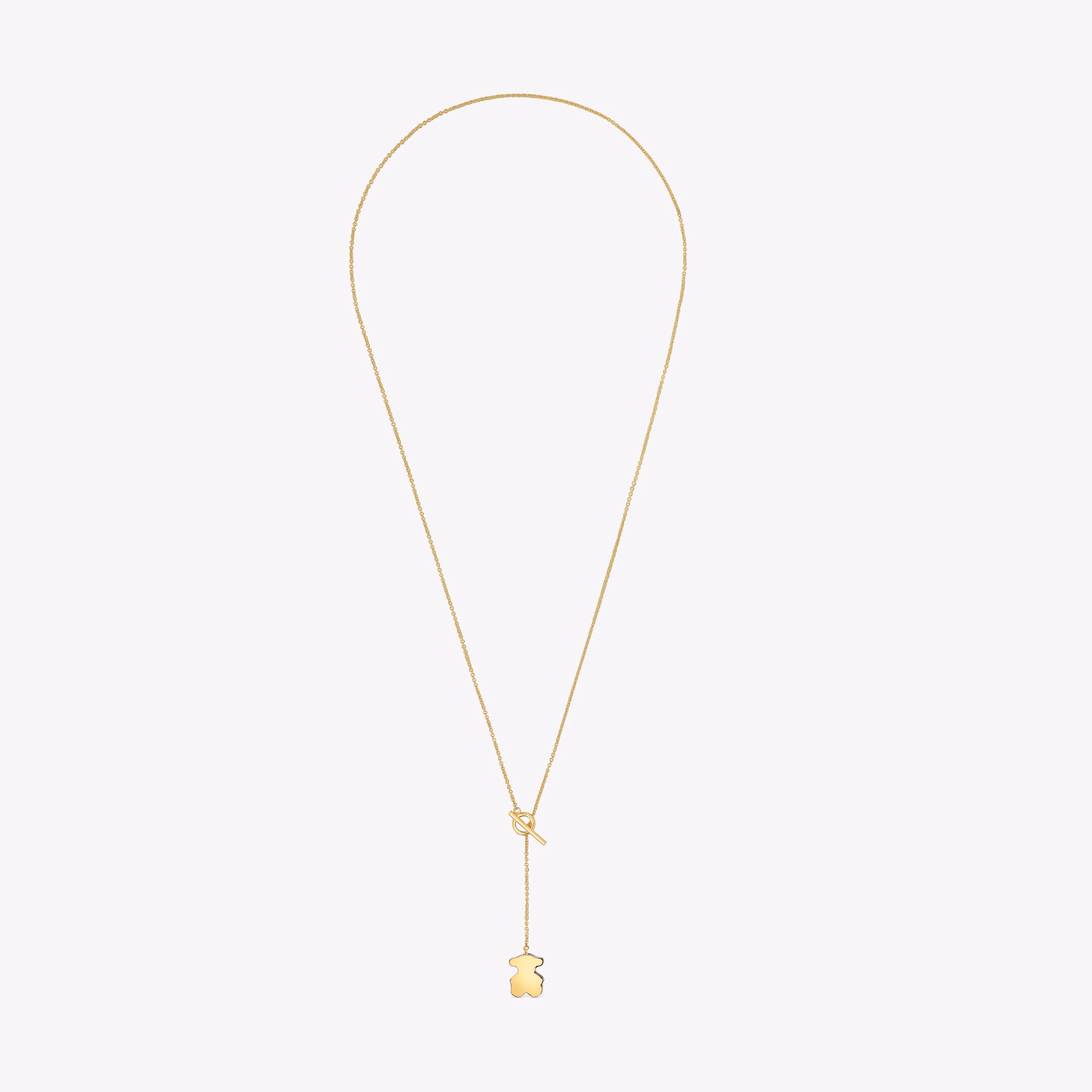Collar corto oso de oro y ónix TOUS 1950
