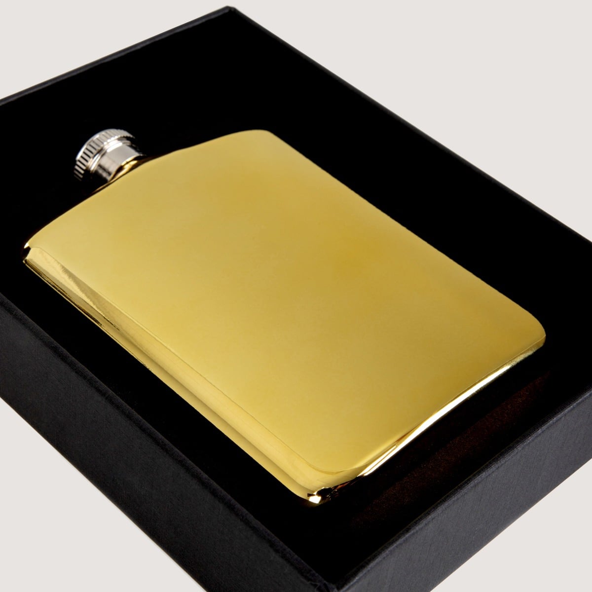 Piersiówka ALCOLE FLASK złota 0,2