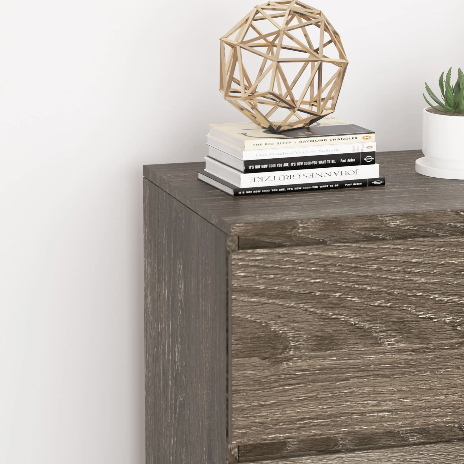 Kerrogee Modern 3-Drawer Wooden Chest