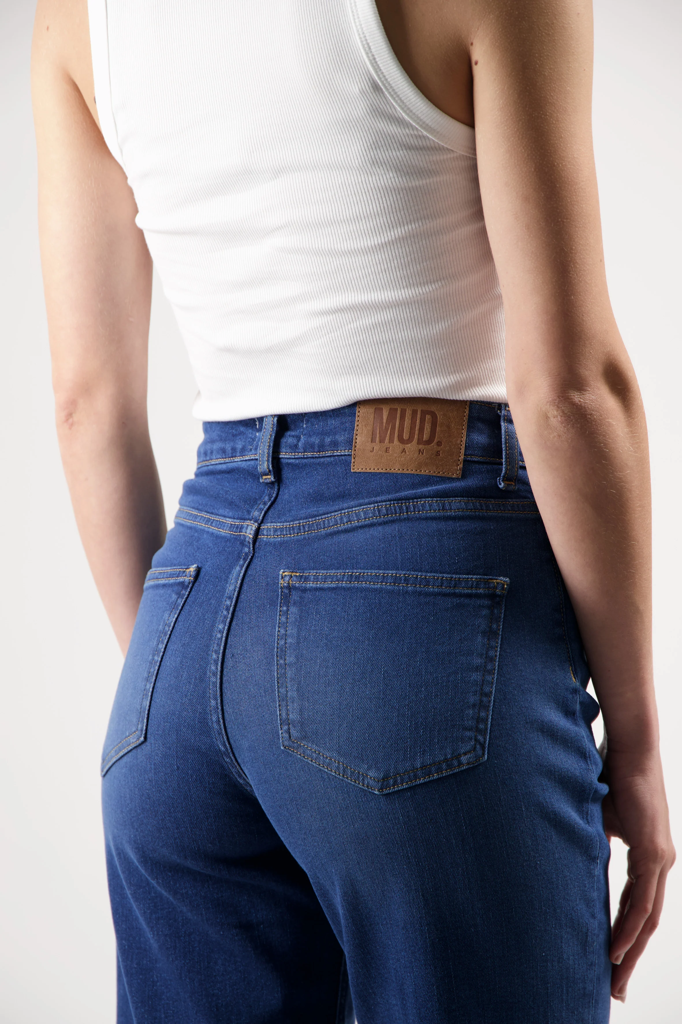 Mams High Tapered - Stone Indigo