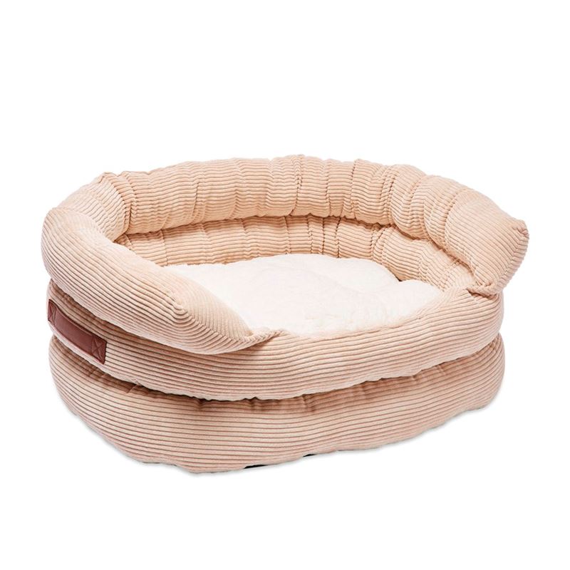Ziggy Biscuit Corduroy Pet Bed