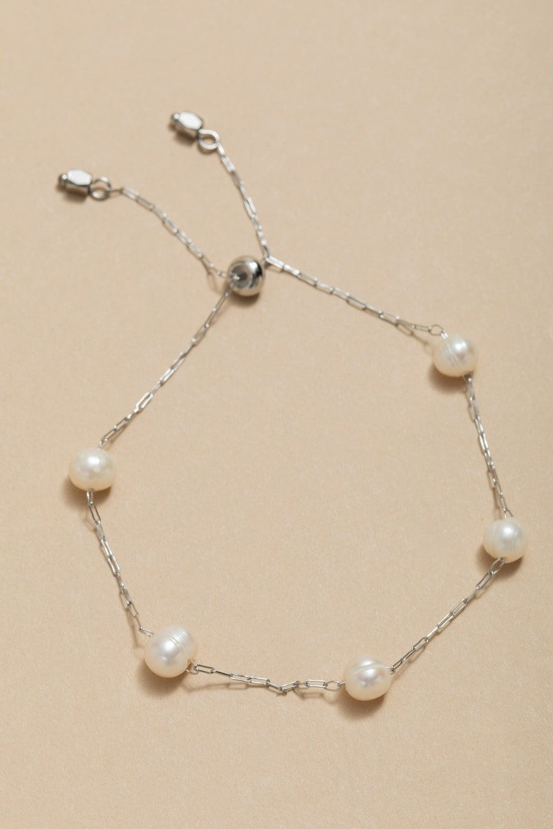 Eva Pearl Station Strand Bracelet