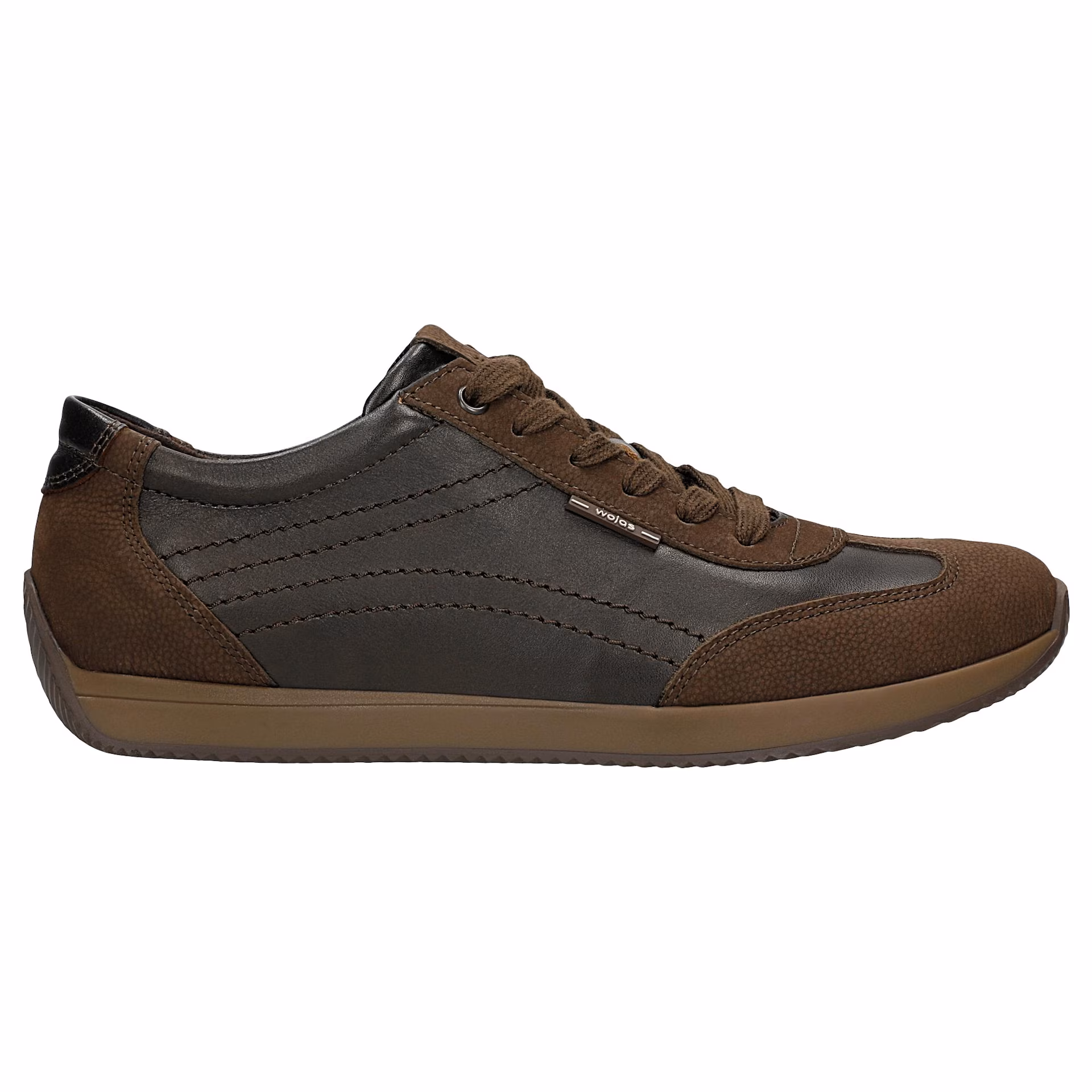 Ciemnobrązowe sneakersy męskie