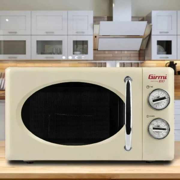 Kuchenka mikrofalowa wolnostojąca GIRMI FM2105 cream beżowa 20L 700W