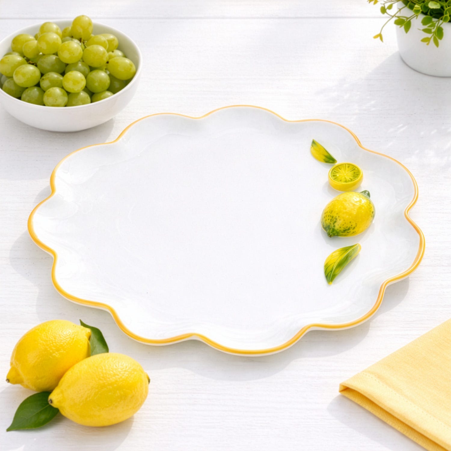 Piatto da portata 30,5 cm ceramica Limoni