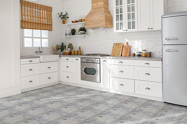 Carreaux vinyle Tulup 30x30 cm Vieux mur de béton 9 pcs