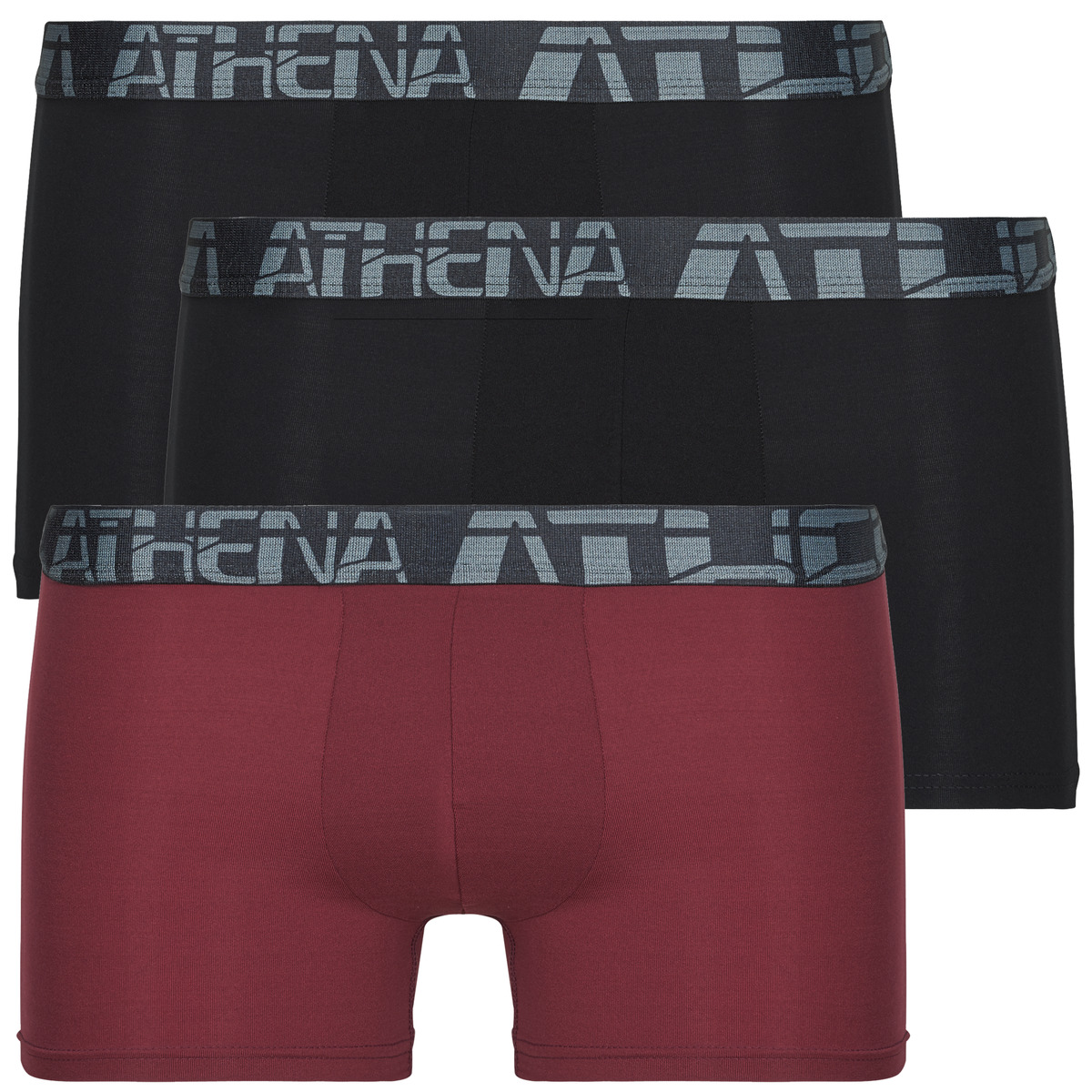 Athena - 720 STRETCH MICRO Pack de 3 - Black / Tannin / Black