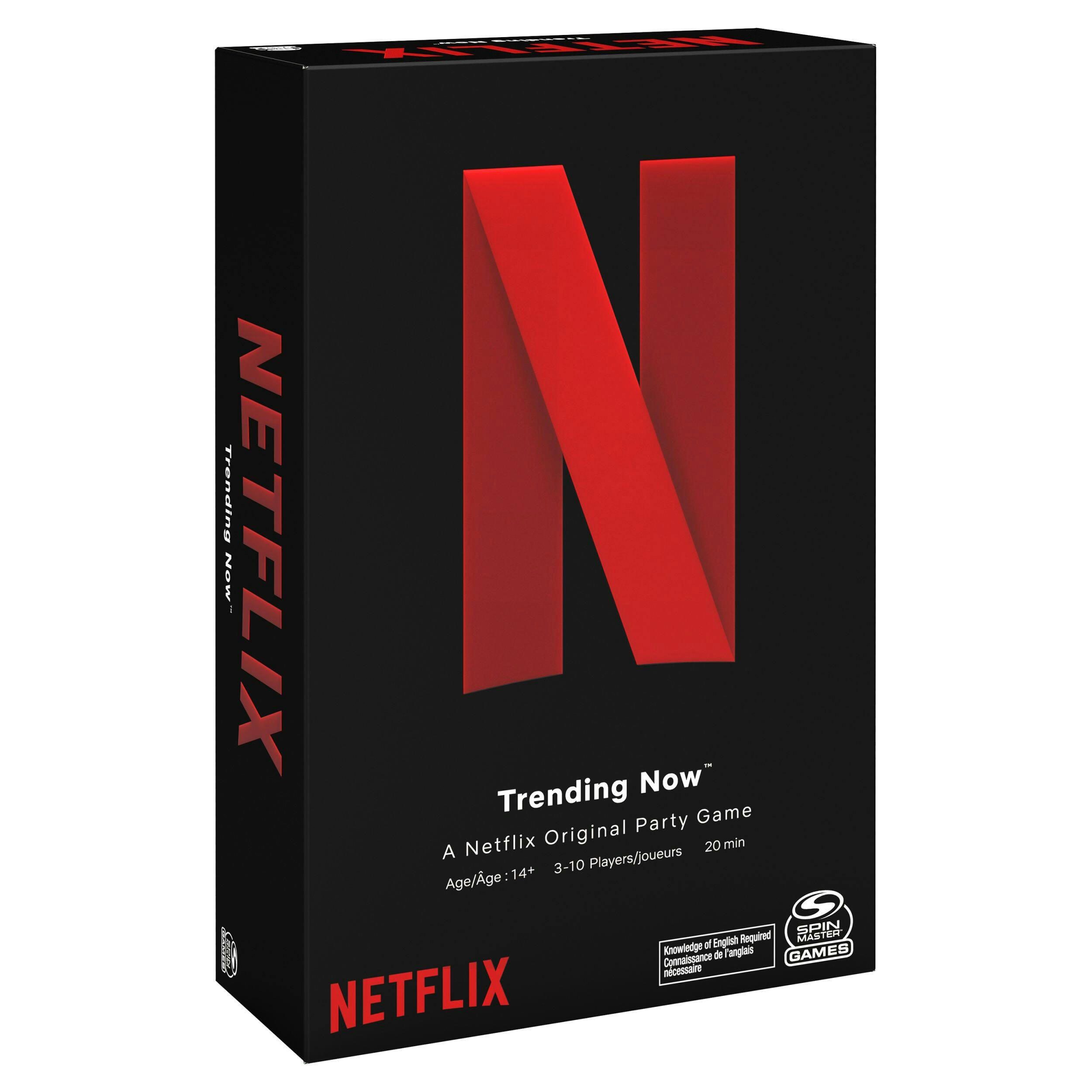 Netflix Trending Now Party Game w/ Funny TV Show Cards, for Teen & Adults Ages 14 & Up
