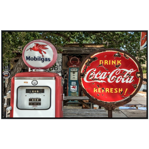 Infrarotheizung »EcoHeat - Alte Tankstelle«, Matt-Effekt