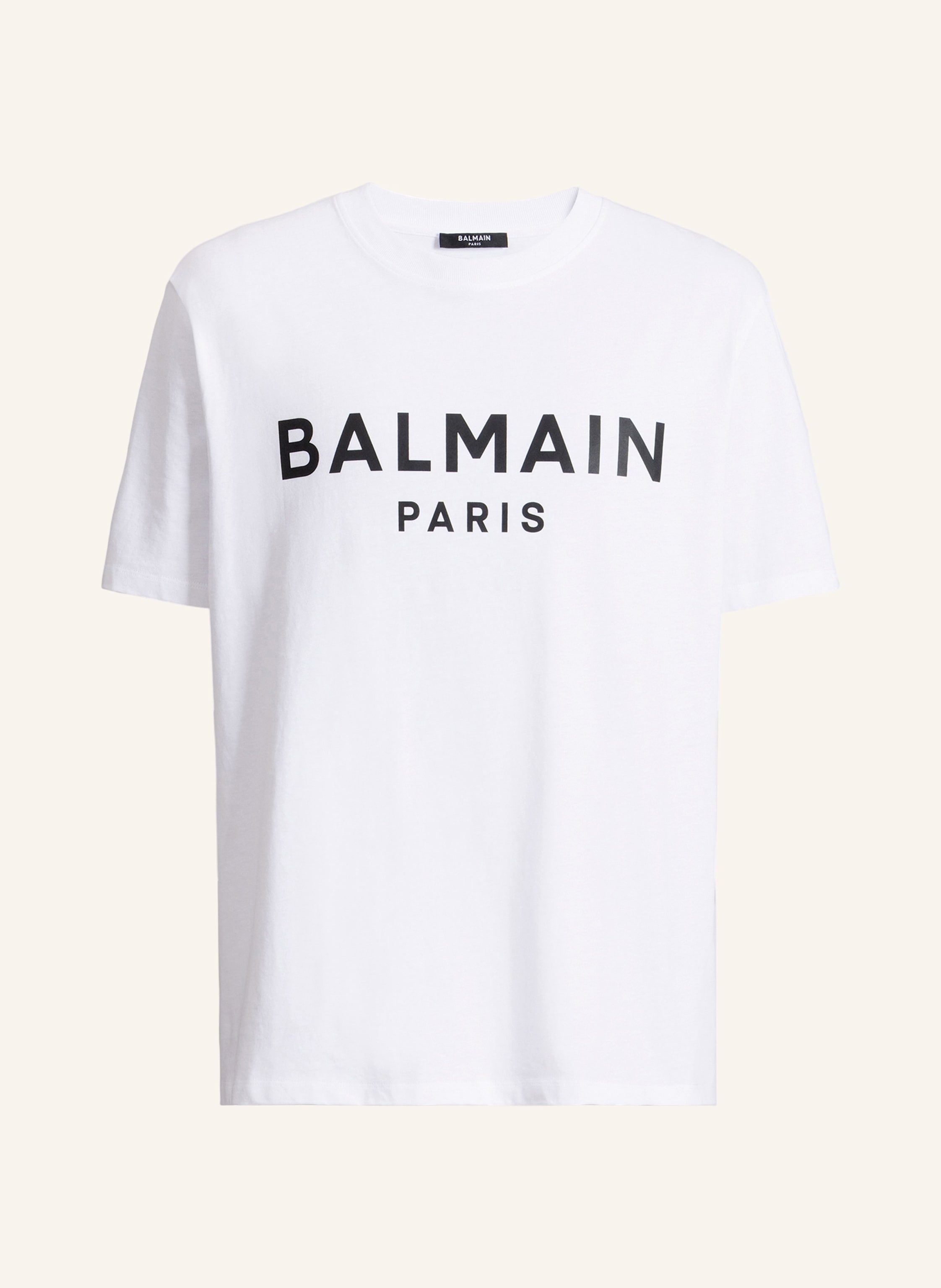 BALMAIN Bedrucktes T-Shirt aus Baumwolle