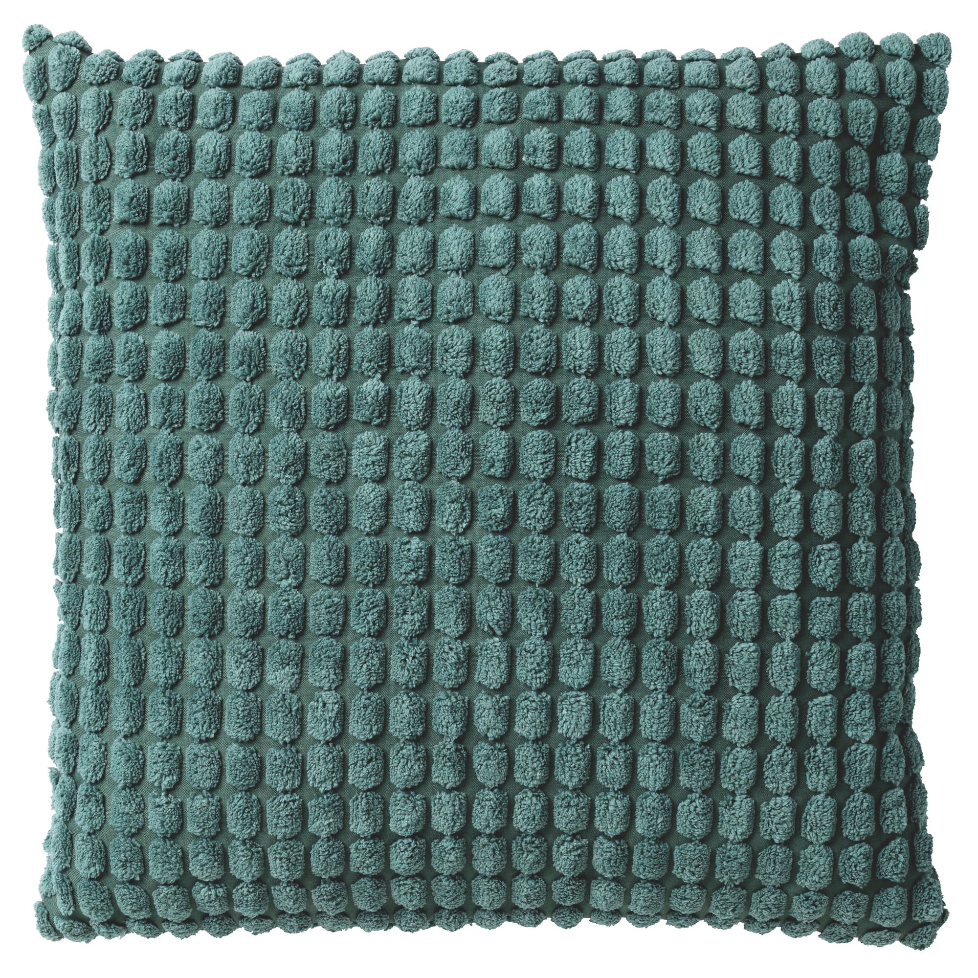 ROME - kussenhoes 45x45 cm - effen kleur - 3D-structuur - Sagebrush Green - groen