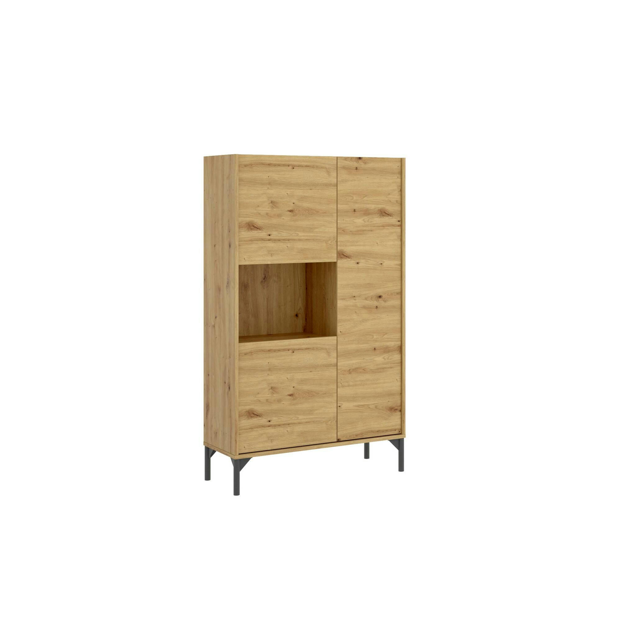 BOARIO - Buffet effet bois chêne noueux