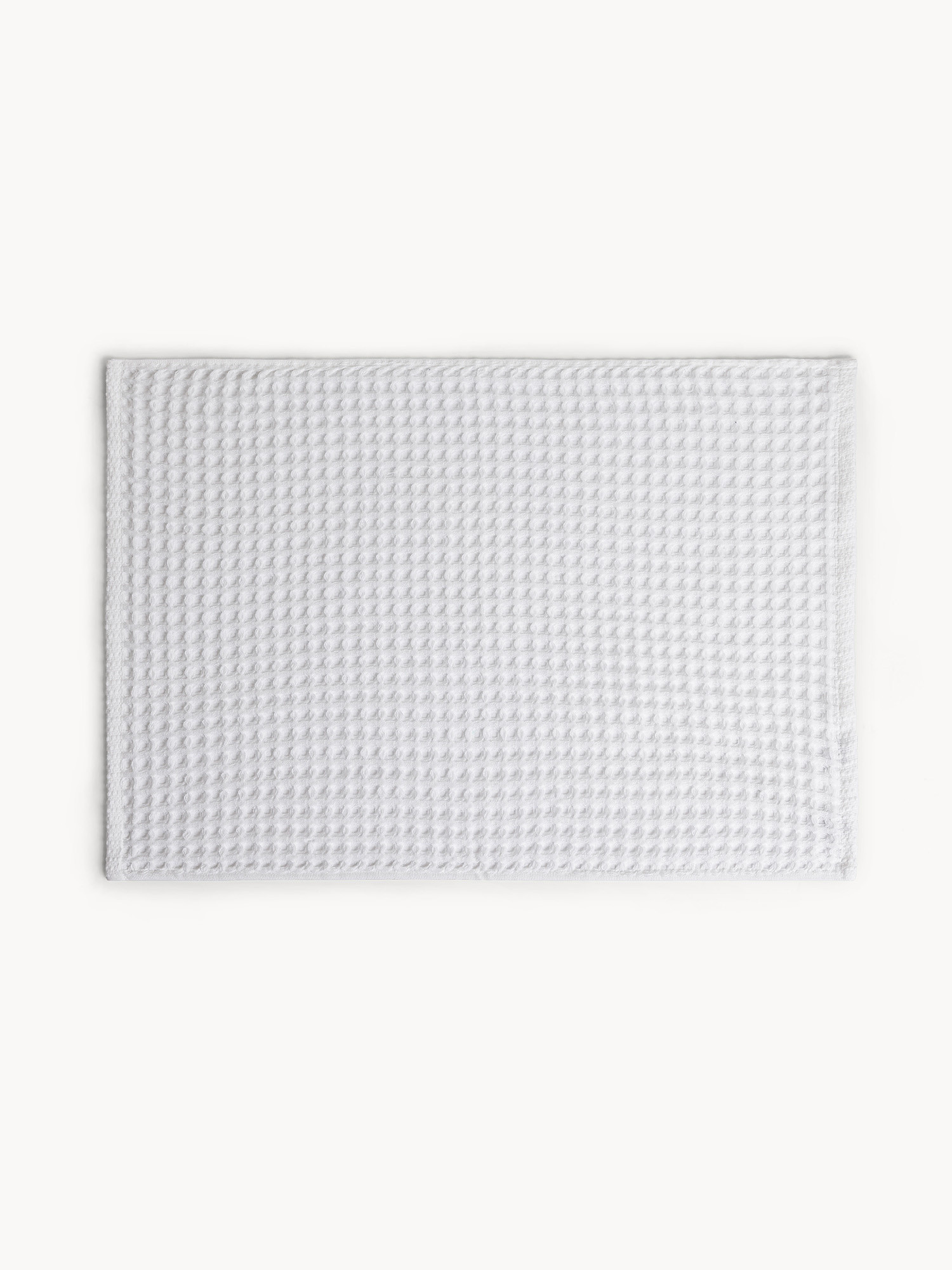 Asciugamano cotone nido d'ape tinta unita