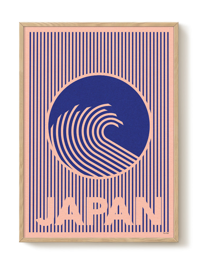 Rosi Feist - Great Wave Of Japan - PSTR studio Kunst Poster
